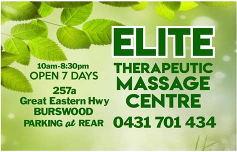 Elite therapeutic massage centre reviews  Elite Salon And Medspa